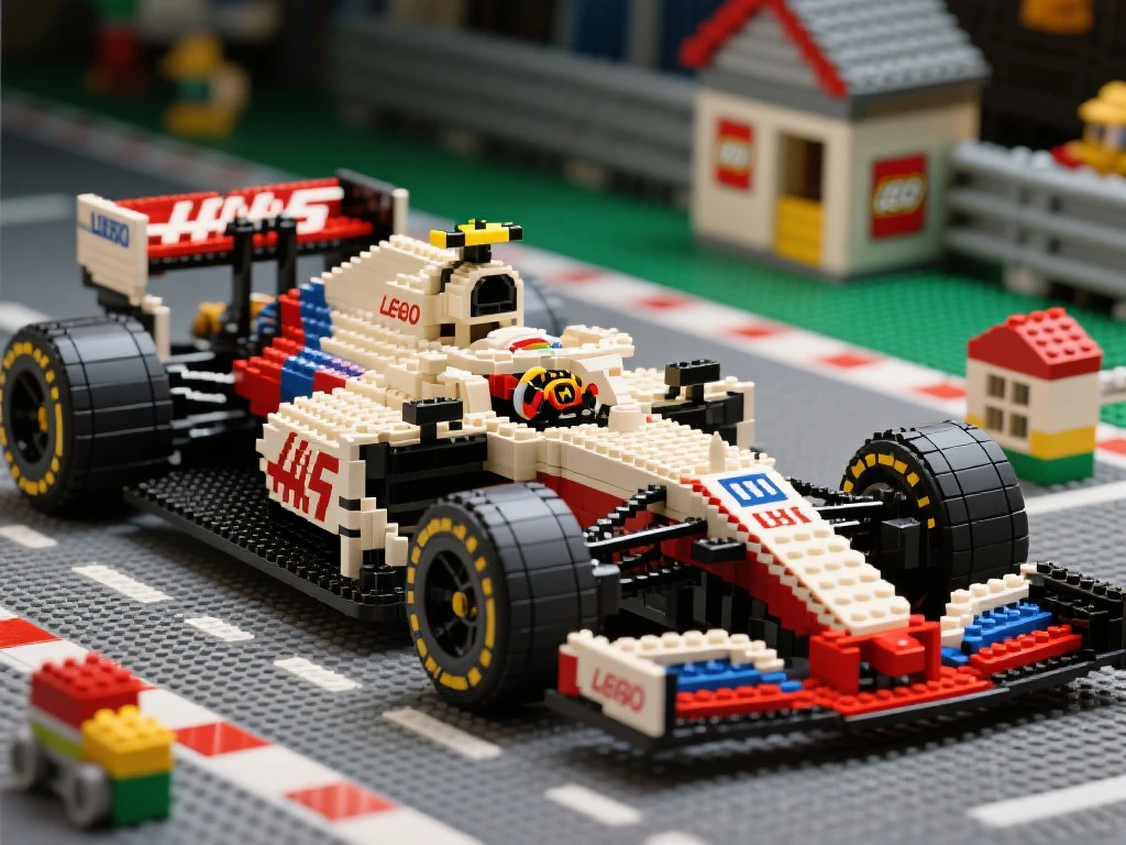 乐高1：1 F1模型惊艳亮相，乐扣拉塞尔试驾笑不停🤣